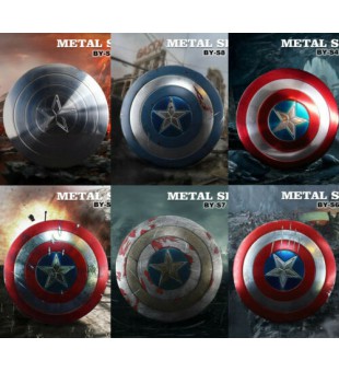 1/6th BY-ART Alloy Metal Captain America's Shield Weapon S3-S6 / 1/6 BY-ART合金金屬美國隊長的盾牌武器 S3-S6 
